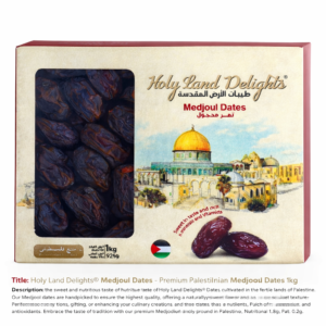 Medjool Dadlar 1kg – Premium Dadlar från Palestina