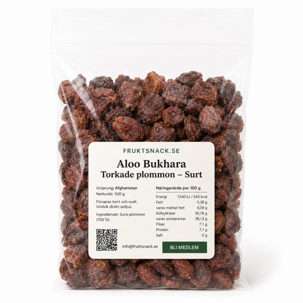 Aloo Bukhara – torkade plommon (Surt)