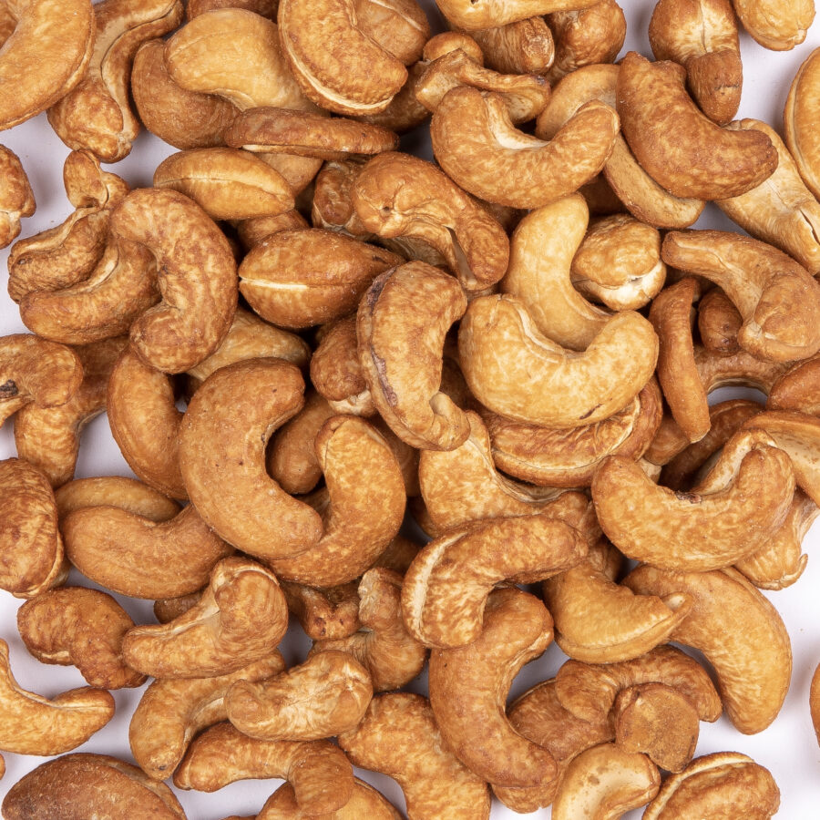 Cashewnötter rostade och saltade