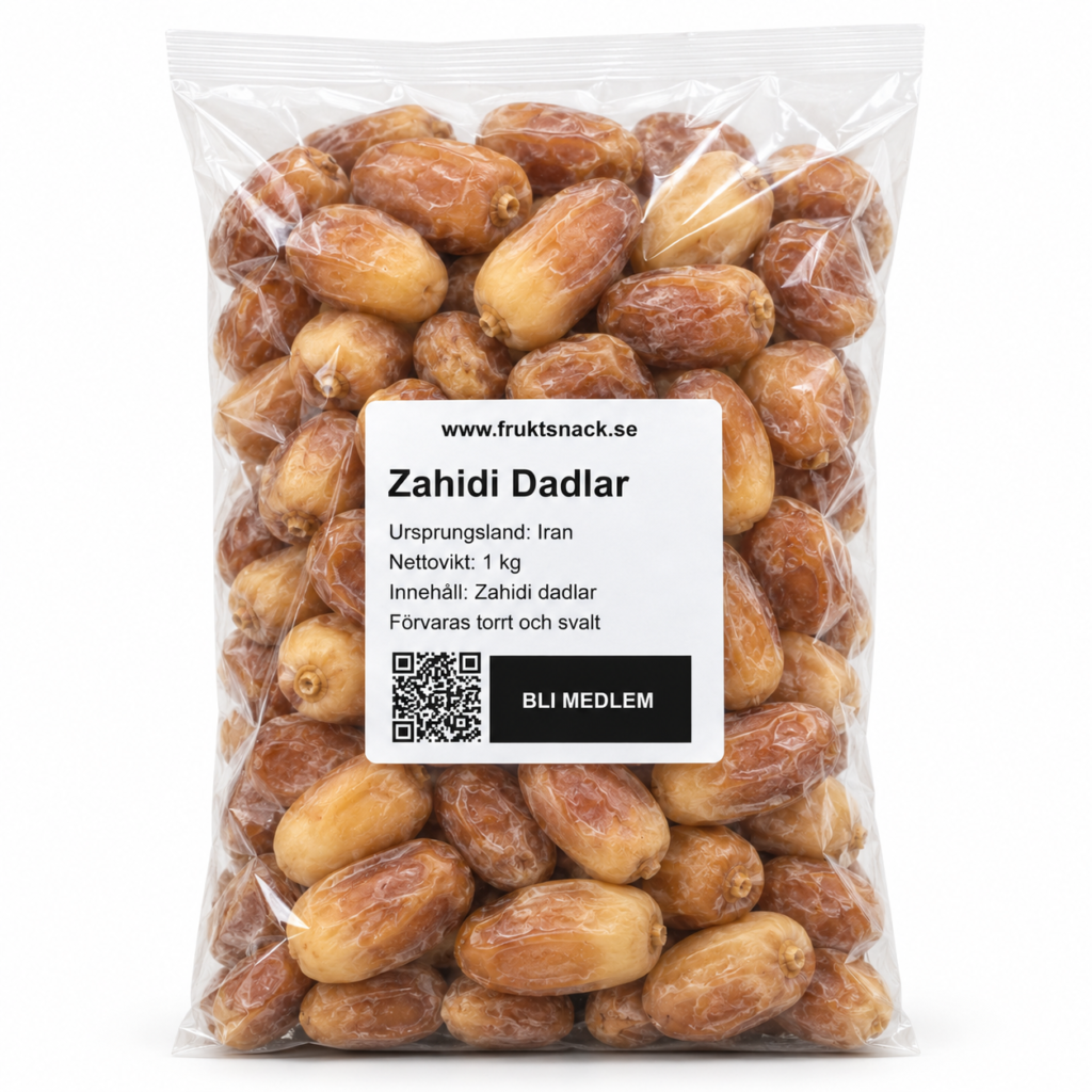 Dadlar Torkade Zahedi Fruktsnack
